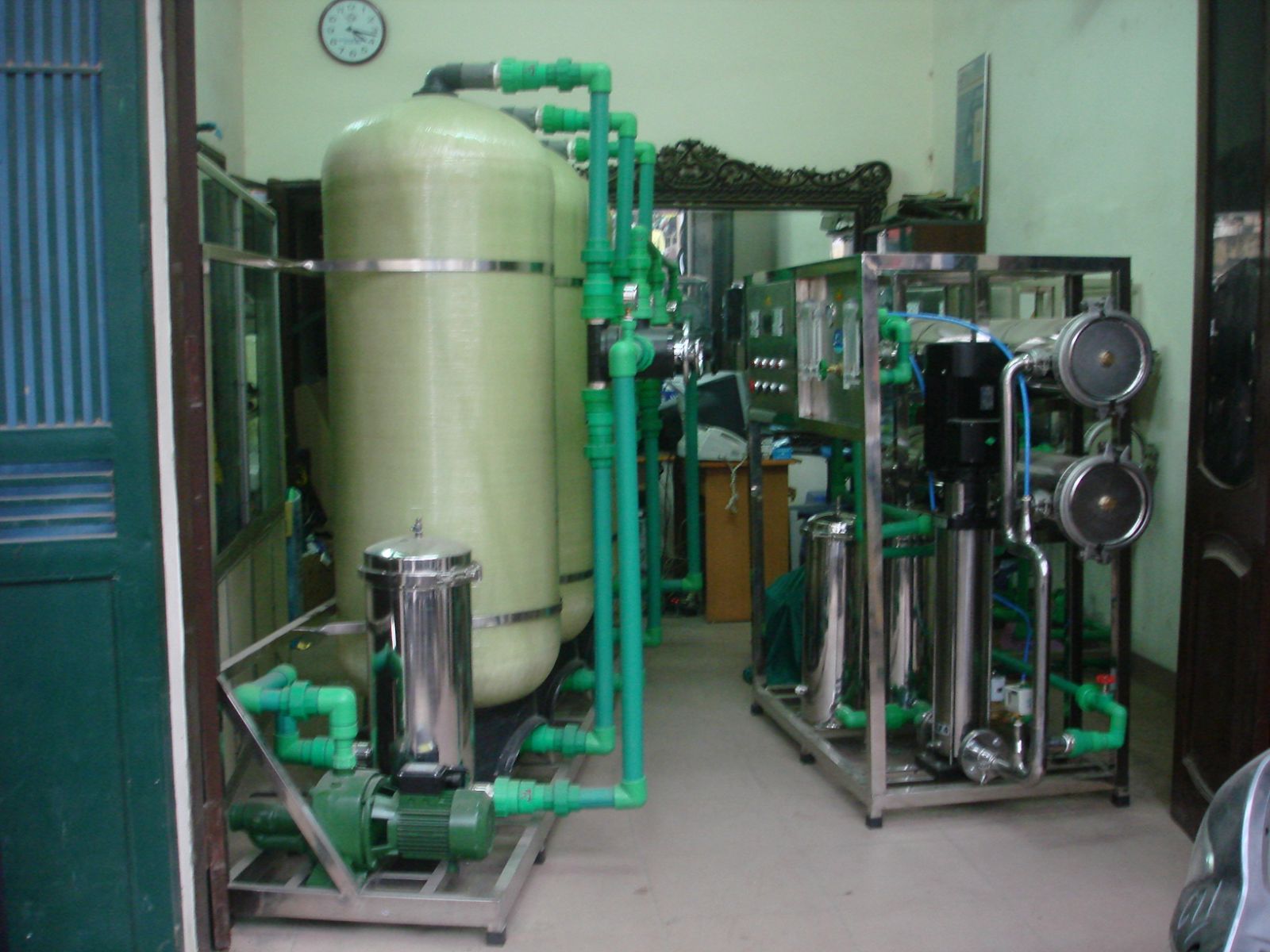 hệ thống lọc nước sông thành nước sinh hoạt