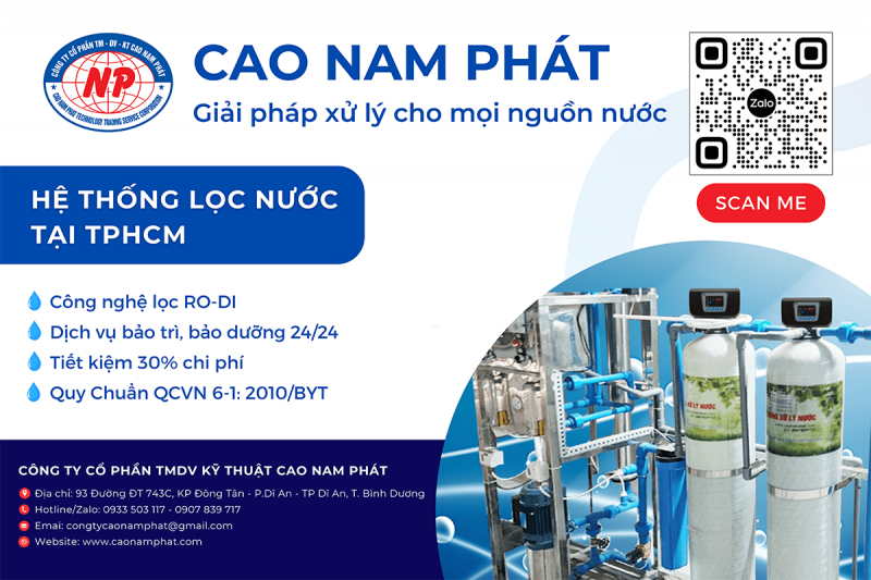 HỆ THỐNG LỌC NƯỚC TẠI TPHCM