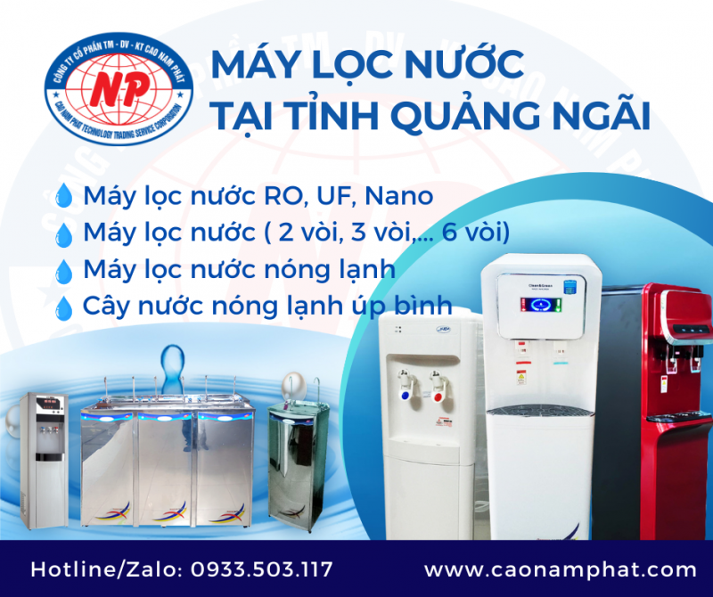 Máy lọc nước ở Quảng Ngãi