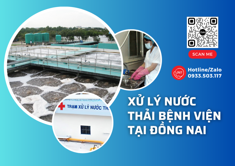 XỬ LÝ NƯỚC THẢI BỆNH VIỆN TẠI ĐỒNG NAI